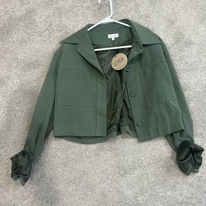 Aaron and amber crop jacket